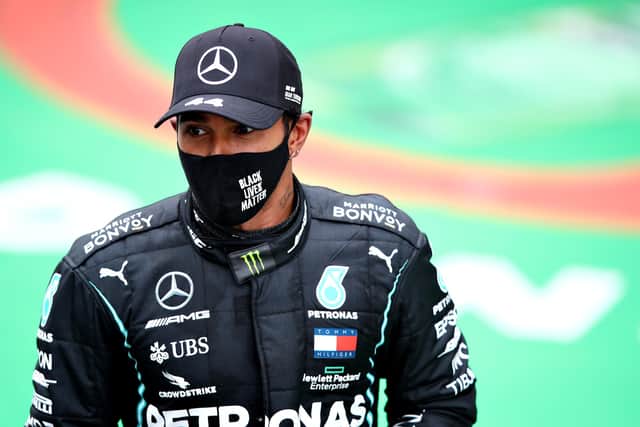 Lewis Hamilton's victory in Portugal was his 92nd in Formula One, a new record.