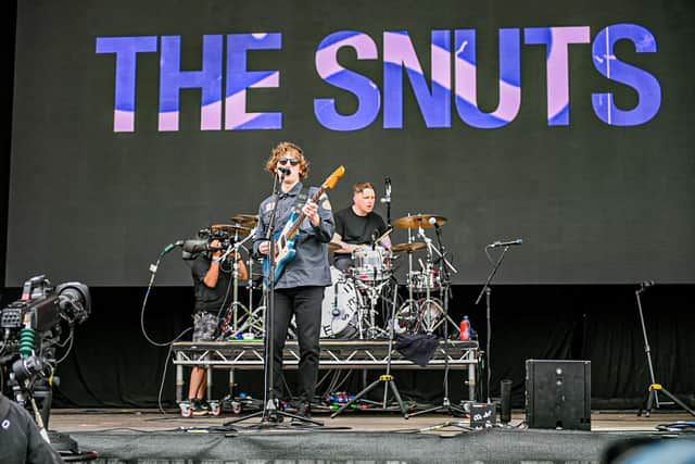 The Snuts play Radio 1's Big Weekend PIC: Calum Buchan