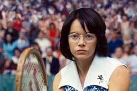 Emma Stone stars as Billie Jean King in Battle of the Sexes.