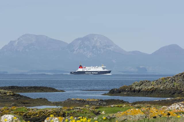 A CalMac ferry sails near Jura in the Inner Hebrides (Picture: Allan Wright/Scottish Viewpoint/Shutterstock)