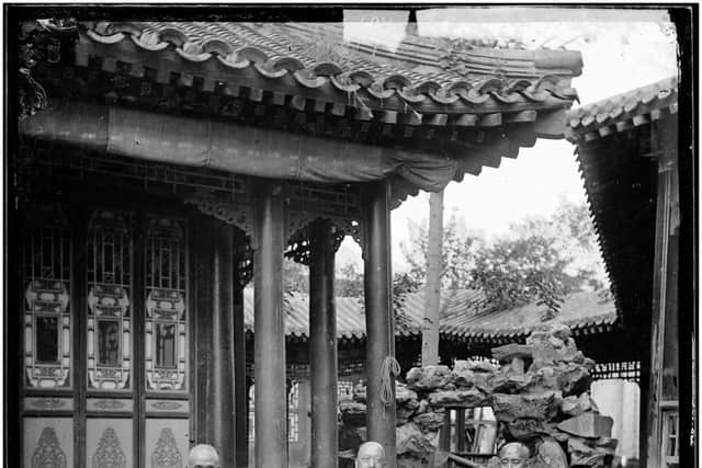 Chinese Ministers at the Office for Foreign Affairs, Beijing, 1871.