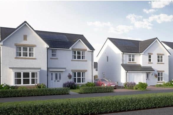 A typical Miller Homes street scene. The Scottish housebuilder recently said it would be bringing 526 'much-needed' new homes to popular towns and communities.