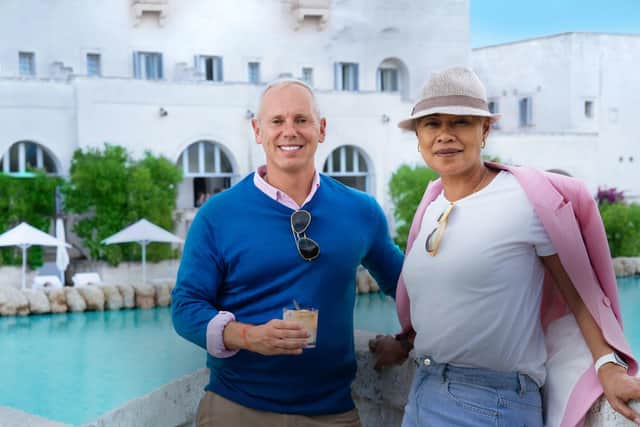 Rob Rinder and Monica Galetti are taking a look at some of the planet's most stunning hotels.