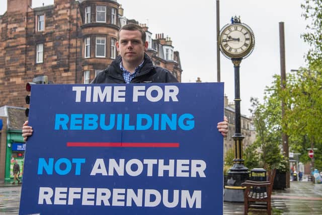 Douglas Ross said the SNP had "squandered" parliamentary time on independence. Picture: Lisa Ferguson