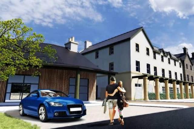 The venture's centrepiece will be a 99-bedroom hotel, with the whole development serving as a 'gateway to the Highland Capital'. Picture: contributed.