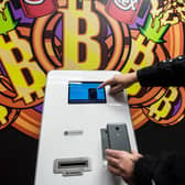 A Bitcoin vending machine. Picture: John Devlin