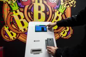 A Bitcoin vending machine. Picture: John Devlin