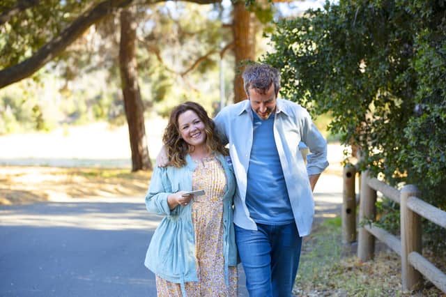 The Starling, starring Melissa McCarthy as Lily and Chris O'Dowd as Jack. Picture: PA Photo/Netflix/Karen Ballard