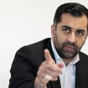 First Minister of Scotland Humza Yousaf spoke at the All Energy conference in Glasgow on Wednesday.