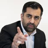 First Minister of Scotland Humza Yousaf spoke at the All Energy conference in Glasgow on Wednesday.