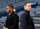 Rangers manager Michael Beale ((right) will sit down with Alfredo Morelos at the end of the season. (Photo by Alan Harvey / SNS Group)