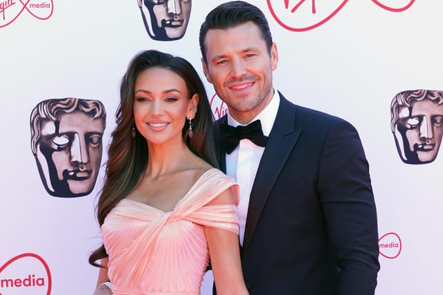 Michelle Keegan and Mark Wright attending the Virgin BAFTA TV Awards 2022, at the Royal Festival Hall in London.