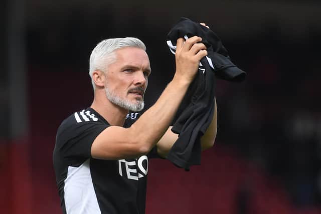 Jim Goodwin has been able to put his own stamp on the Aberdeen squad. (Photo by Craig Foy / SNS Group)