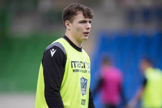 Jamie Dobie during a Glasgow Warriors training session at Scotstoun Stadium this week. (Photo by Ross MacDonald / SNS Group)