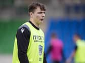 Jamie Dobie during a Glasgow Warriors training session at Scotstoun Stadium this week. (Photo by Ross MacDonald / SNS Group)