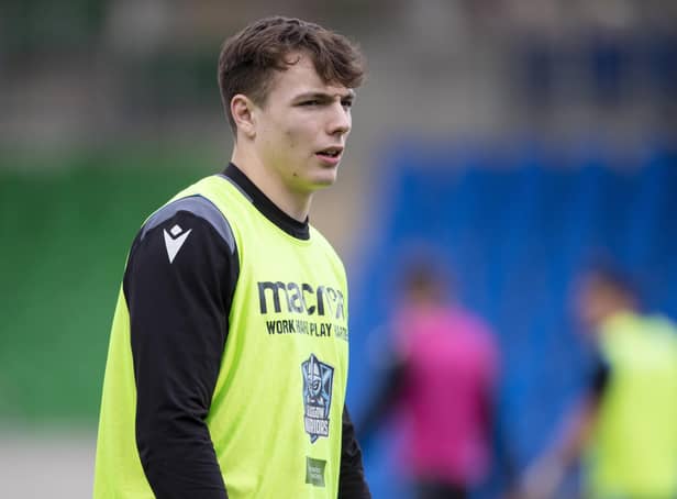 Jamie Dobie during a Glasgow Warriors training session at Scotstoun Stadium this week. (Photo by Ross MacDonald / SNS Group)