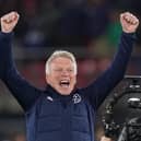 David Moyes celebrates West Ham reaching the Europa Conference League final.