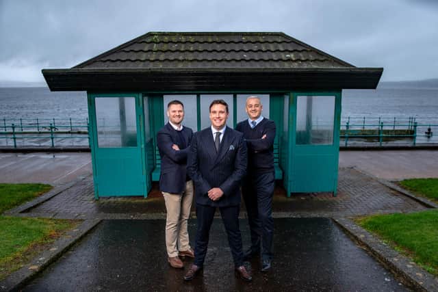 Left to right – Andrew Bowman, Riccardo Giovanacci and Marco Rebecchi.