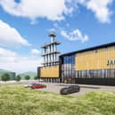 Architectural render by Michael Laird Architects of the proposed St Boswells distillery.