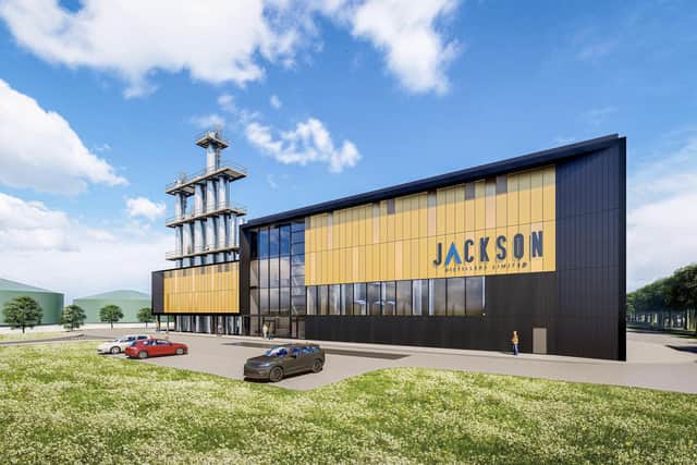 Architectural render by Michael Laird Architects of the proposed St Boswells distillery.