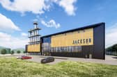 Architectural render by Michael Laird Architects of the proposed St Boswells distillery.