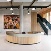 The reception area of the 1 New Park Square office building at Edinburgh Park. Picture: Laurence Winram