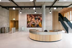 The reception area of the 1 New Park Square office building at Edinburgh Park. Picture: Laurence Winram