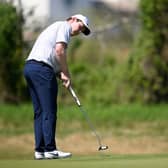 Bob MacIntyre putts on the green of the second hole during the final round of the Mexico Open at Vidanta at Vidanta Vallarta in Puerto Vallarta, Jalisco. Picture: Orlando Ramirez/Getty Images.