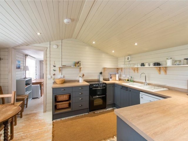 Cabin kitchen.