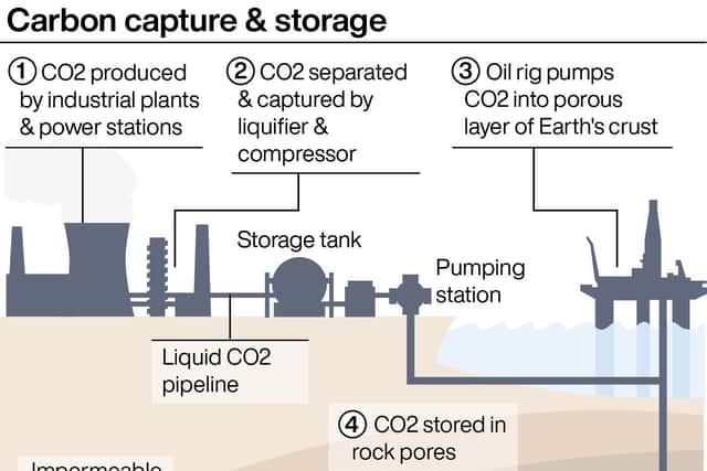 How carbon capture works.