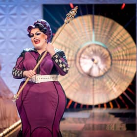 Lawrence Chaney winning RuPaul's Drag Race UK Season 2