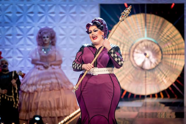 Lawrence Chaney winning RuPaul's Drag Race UK Season 2