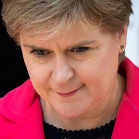 Former first minister of Scotland Nicola Sturgeon leaves after giving evidence to the UK Covid-19 Inquiry at Dorland House in London.
