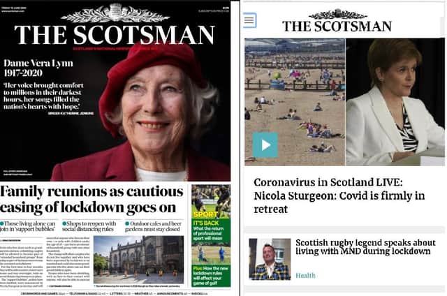 Audience reach across online and print has soared