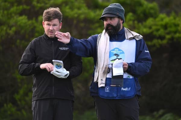 Paul O'Hara impressed his local caddie, Gabriel Arcoleo, with how he played on his PGA Tour debut. Orlando Ramirez/Getty Images.