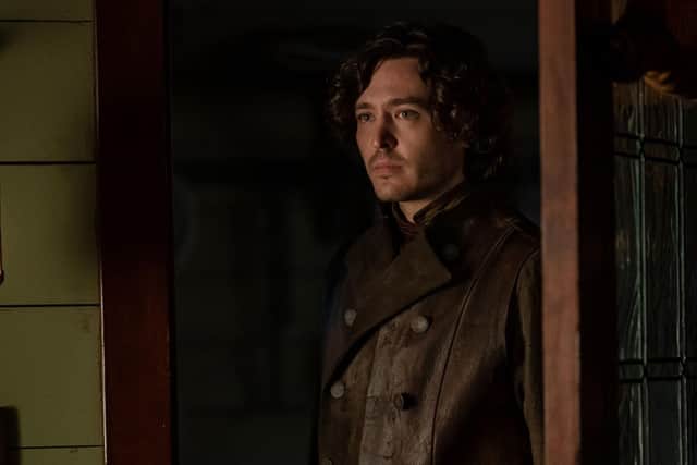 Alexander Vlahos as Allan Christie in Outlander Season 6 (Outlander Starz)