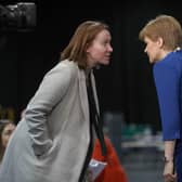 First Minister Nicola Sturgeon with her close aide Liz Lloyd