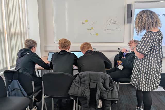 Each pupil was given a defined role in the project