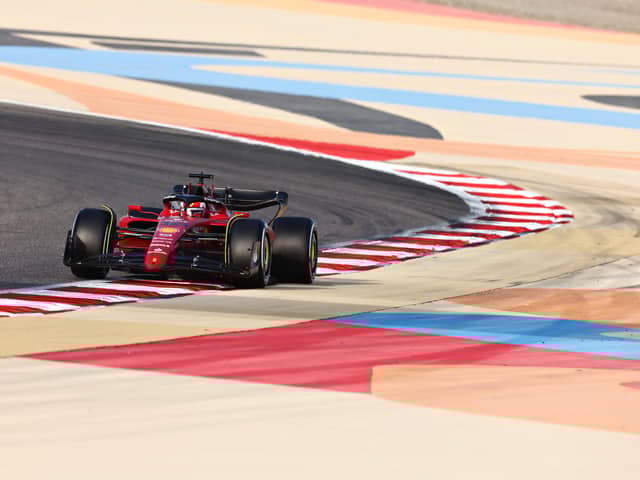 Pre-season testing has already taken place, with Charles Leclerc of Monaco driving the Ferrari F1-75 during Day Three of F1 Testing at Bahrain International Circuit on March 12th, ahead of Round 1 this weekend. Photo: Mark Thompson/Getty Images.