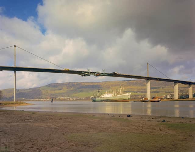 Construction nears completion in early 1971. Picture: Glasgow Motorway Archive
