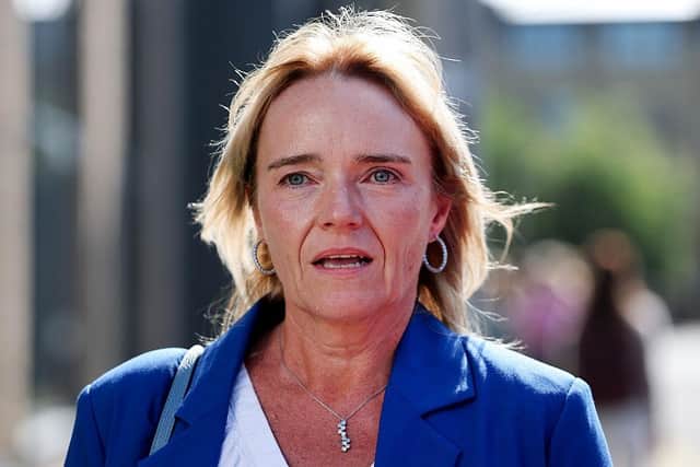 Nurse Sandie Peggie was suspended from her role by NHS Fife last year after complaining about sharing a changing room with transgender doctor Beth Upton (Picture: Jeff J Mitchell/Getty Images)
