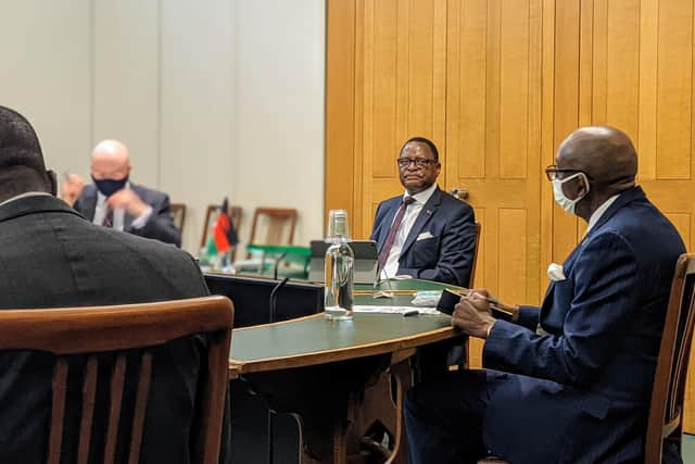 The President of Malawi meeting with MPs, Peers and MSPs