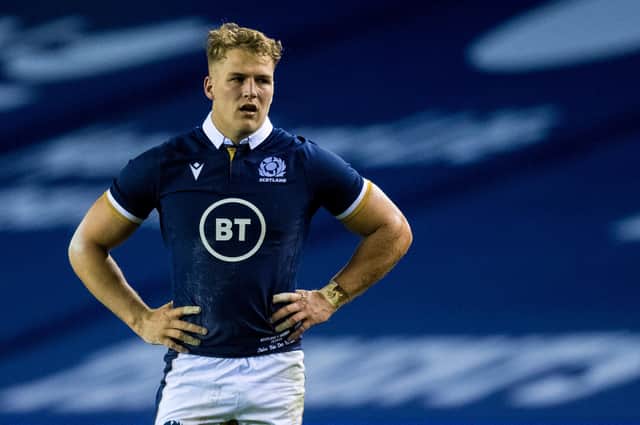 Duhan van der Merwe has shown his commitment to Scotland during three years playing for Edinburgh. Picture: Ross Parker / SNS