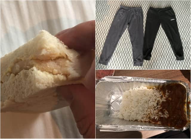Chris Wood is paying £1,750 for hotel quarantine but claims he has been served a frozen chicken sandwich and tiny meals during his stay - and had his clothes shrunk in the wash.