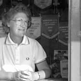 As well as being a doughty campaigner, Madge taught children tennis with husband Bob (Picture: Derek Lunn)