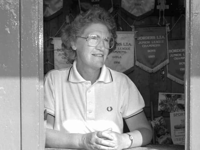As well as being a doughty campaigner, Madge taught children tennis with husband Bob (Picture: Derek Lunn)