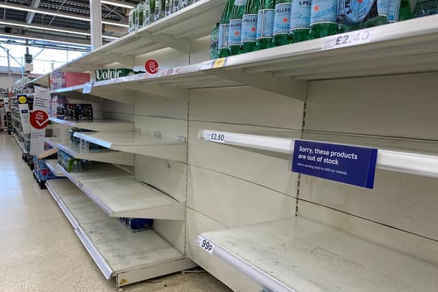 There have been a series of product shortages caused by a number of factors including a lack of lorry drivers. Picture: Andrew Milligan/PA Images