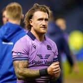 Stuart Hogg is unable to hide his dejection at full time despite an excellent performance for Scotland against New Zealand.