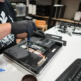 The Remakery has focused on refurbishing electronics to help those suffering digital poverty and social isolation. Picture: Lee Live.