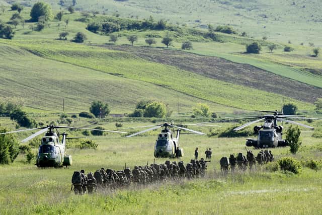Nato forces from a host of different countries are currently taking part in Steadfast Defender 24, Nato's largest military exercise since the Cold War (Picture: Daniel Mihailescu/AFP via Getty Images)